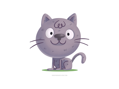 Gato cartoon cat character cute gato illustration ipad kids mexico procreate app