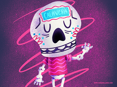 Calavera calavera characters cute halloween illustration kidlitart kids mexico procreate skeleton