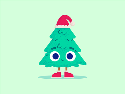 Christmas Tree character christmas cute design illustration mexico navidad tree vector xmas