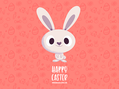 Easter 2 bunny cartoon characterdesign children cute easter illustration kidlitart kids mexico pascua procreate rabbit