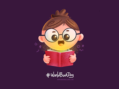 #WorldBookDay books cartoons characters children cute illustration ipadart kawaii kidlitart kids mexico procreate reading