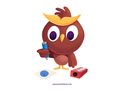 Portfolio Club cartoons characterdesign. children cuteart design illustration kidlitart kidlitartist mexico owl owly procreate