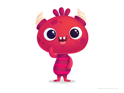 Monster cartoon character children cute illustration kidlitart kids mexico monster monstruo procreate