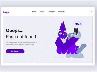 404 Error page with Illustration 404 error page ui design 404 ui design page 404error page error page error webpage design illustration ui design uiux error page design web design