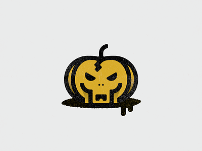 Happy Halloween 2020! black gradient grain halloween halloween party icon illustration illustrator logo minimal pumpkin rounded scribble skeleton skull spooky symbol vector yellow zombie