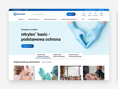 eCommerce store design with personal protective equipment after effects animation b2b b2c clean hands design ecommerce figmadesign fresh gardening gloves hybrid magento medical modern protective equipment safety ui ux web design