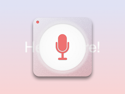 Mic icon blur icon ios microphone recording sketch 3