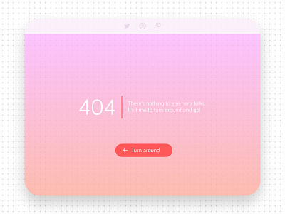 404 pop-up 404 clean error gradient pop up sketch