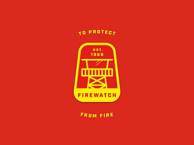 „Firewatch” inspired pt.2 - patch/sticker design