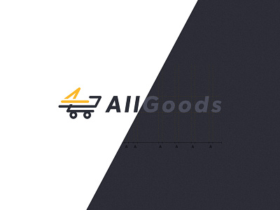 All Goods - Logo branding clean grid identity logo logotype mark minimal symbol
