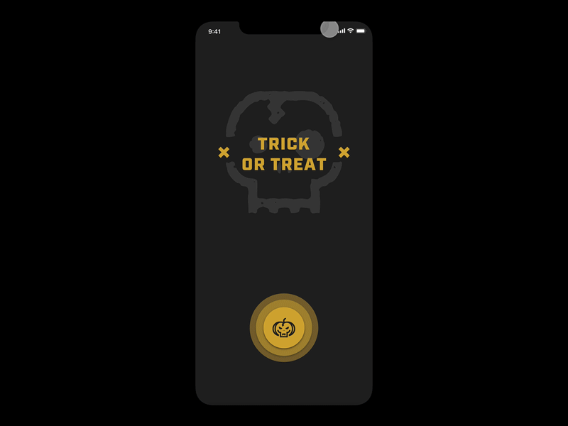 Halloween 2018 app concept