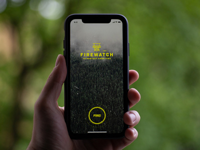 Firewatch iphone app concept app clean design fire flinto ios iphone minimal mobile mobile app sketch ui