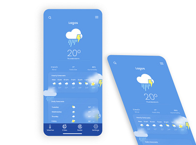 Mobile weather app app design figma mobile app mobile app design ui uiux weather app weather forecast