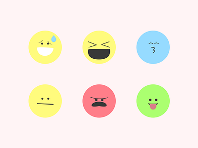 Silly Emoji Faces - Sticker Pack By Greg Bedford On Dribbble