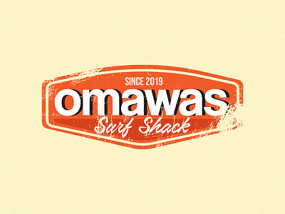 001 - Omawas Surf Shack branding graphic design logo