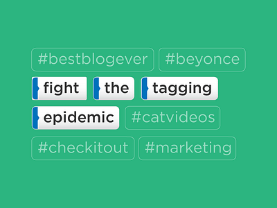 Tagging Epidemic blog flat hashtags illustration tag tagging ui
