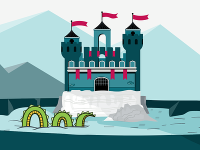 Castle Illustration (work in progress)
