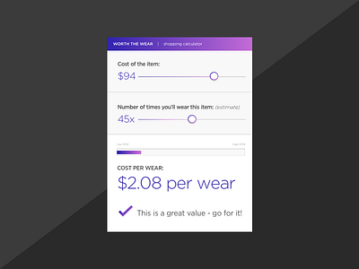 Daily UI #004 004 calculator daily ui daily ui 004 dailyui shopping ui ux