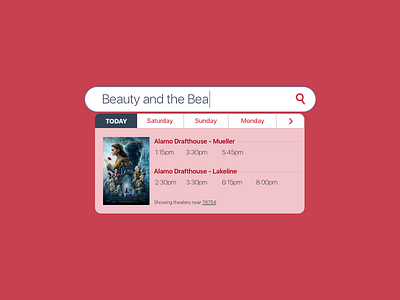 Daily UI #022 022 daily ui daily ui 022 dailyui movies search search bar theatre ui ux