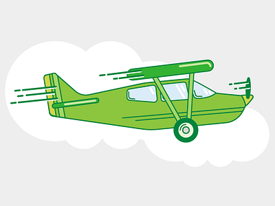 Little green plane