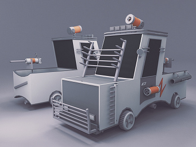 The Defender Car 3d car maya render
