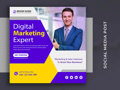 Digital Marketing Expert Social  Media Post