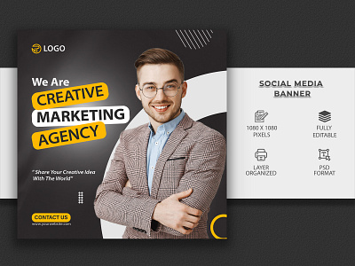 Creative Marketing Agency Social Media post