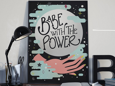 You Remind Me Of The Babe design illustration lettering print typography vector