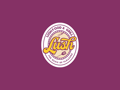 Lush Foods & Grilll badgefoodlogo foodlogo logo