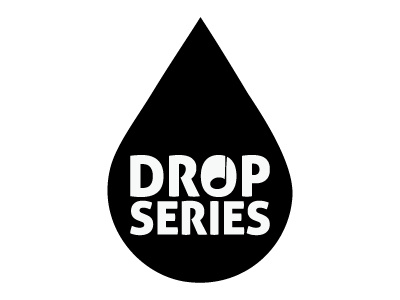 Logo for Drop Series clubbing drop drop music graphic logo minimal music skopje