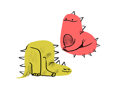 Little Dinos character design childrens illustration illustration kidlit visdev