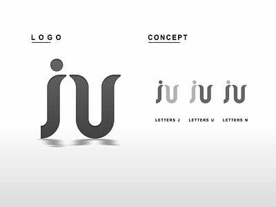 Concept Letters JUN app branding design graphic design icon illustration logo simple vector