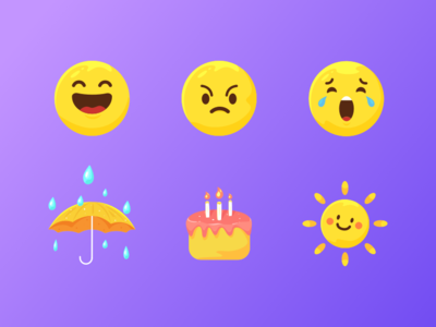 Emoji design for voice assistance