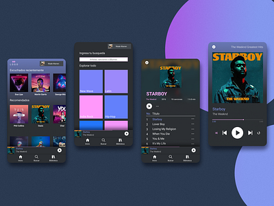 Music app responsive