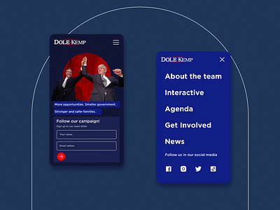 Dole Kemp responsive redesign