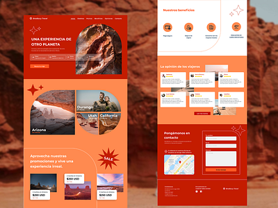 Bradbury Travel web design