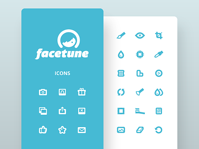 Facetune app Icons - retrospective app app icons facetune facetune app icons ios iphone retro screens