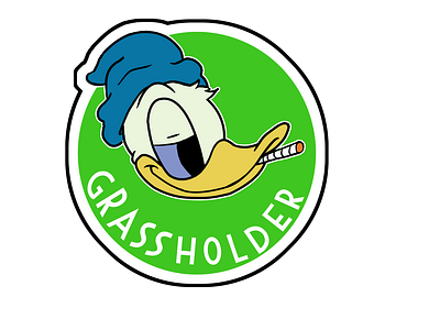 Donald Grassholder Green 420 art branding cartoon cartoons character act design drugs graphic design illustration logo mascots trippy vector walt weed