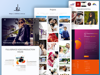 Ali Films Studio Responsive WordPress Website