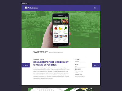 Swiftcart Grocery Case Study agency android app case development grocery ios iphone samsung study web