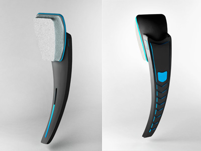 Shower Brush brush clean concept product design shower sponge