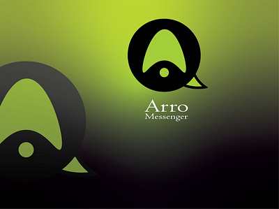 Arro Messenger Logo design graphic design illustration logo typography