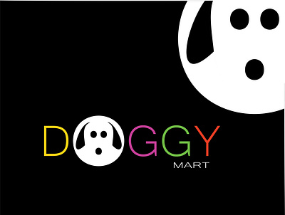 Doggy mart logo design graphic design illustration logo typography