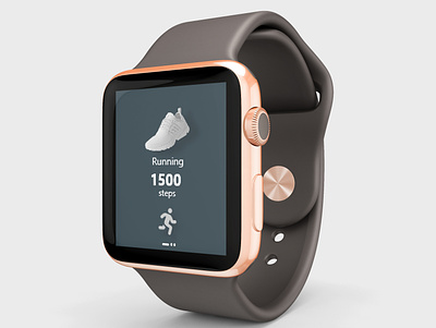 UI Design - Apple Watch_Fitness Tracker app apple watch design branding design fitness app landing page icon productivity app smartwatch typography ui ui design ux