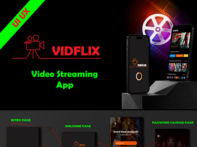 Video Streaming App UI UX