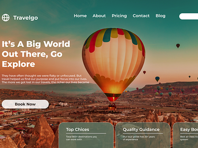 Travel Agency Landing Page