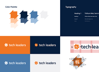 Preview of Tech Leaders Branding Guide brand guidelines brand identity branding graphic design logo design