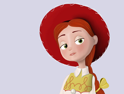 "Jessie" // Procreate cartoon design disney drawing girl graphic design illustration pixar toystory