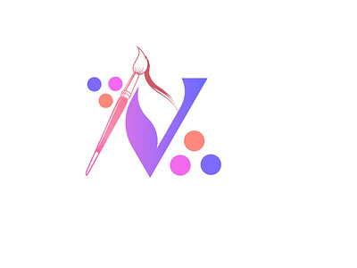 V art logo