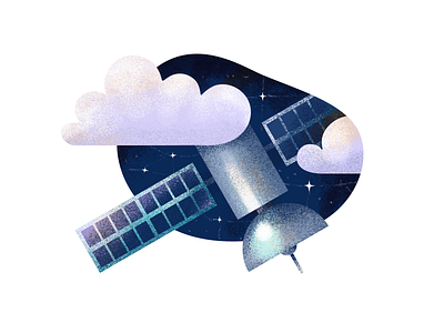 Satellite cloud internet night satellite sky stars